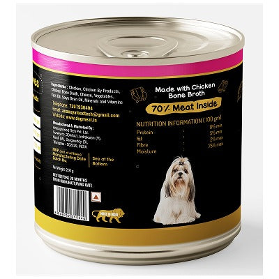 Dog Meal Cheesy Chicken Meals Dog Wet Food