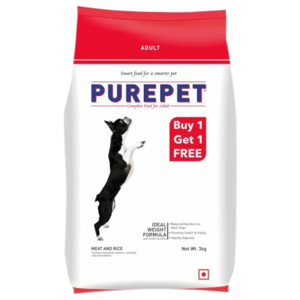 Purepet Meat and Rice Adult Dog Dry Food