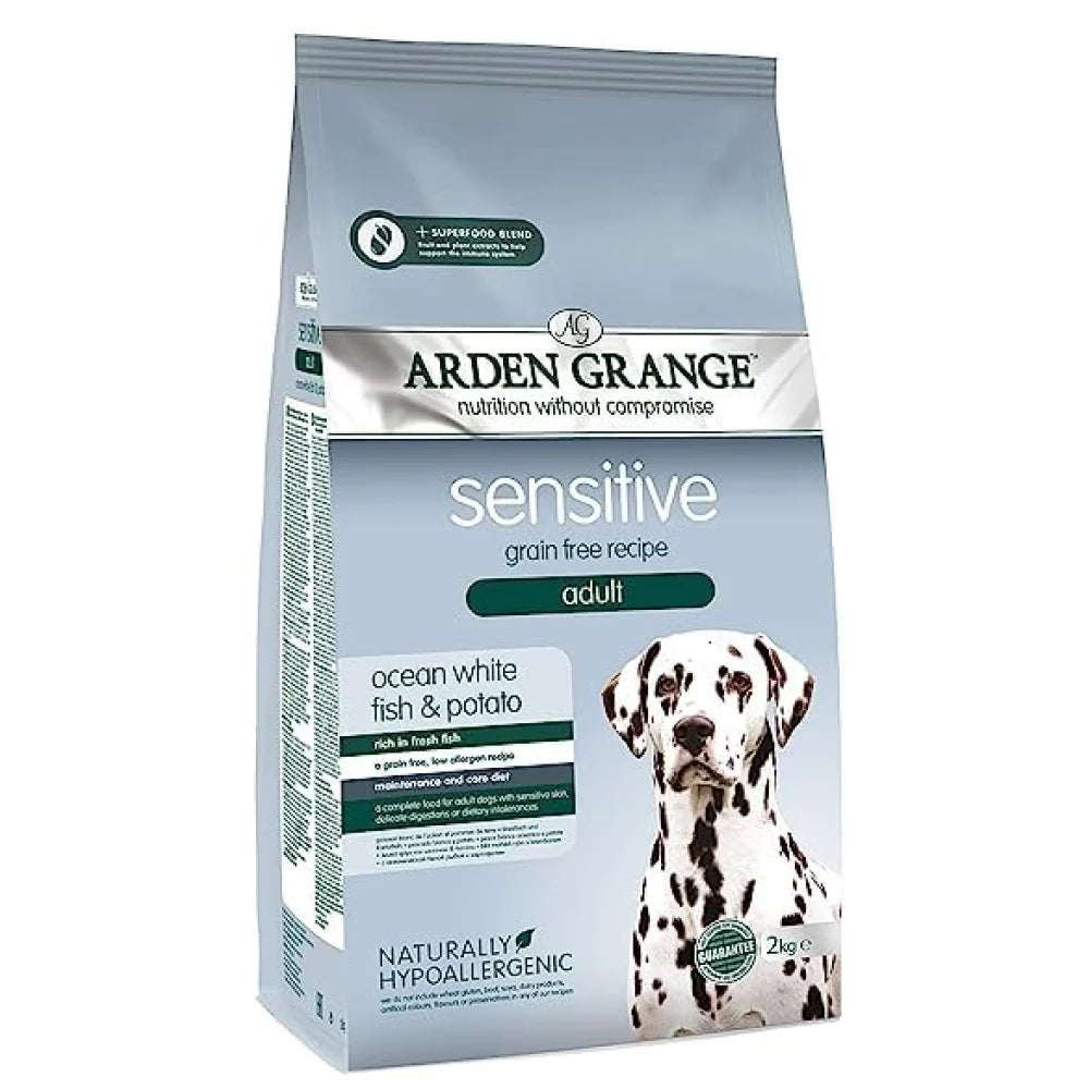 Arden Grange Sensitive Adult Dry Dog Food | Ocean White Fish & Potato