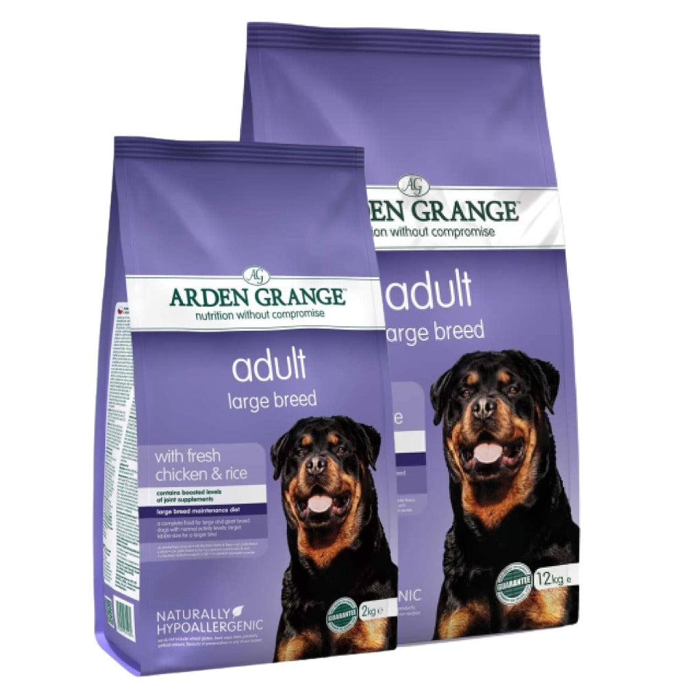 Arden Grange Adult Large Breed Dog Dry Food | Fresh Chicken & Rice