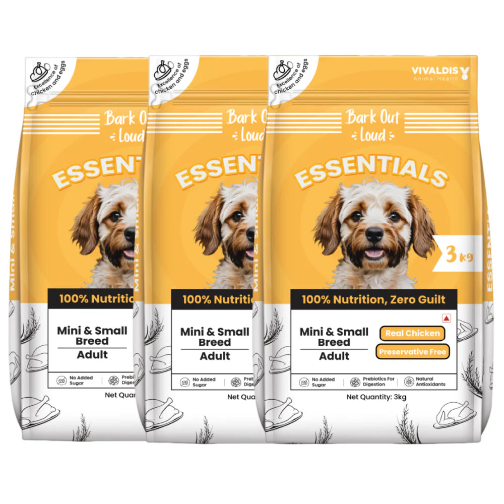 Bark Out Loud Essentials Real Chicken Mini and Small Breed Adult Dog Dry Food