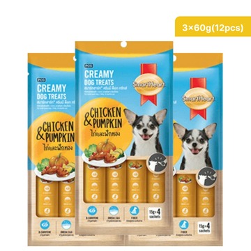 SmartHeart Chicken & Pumpkin Dog Creamy Treat