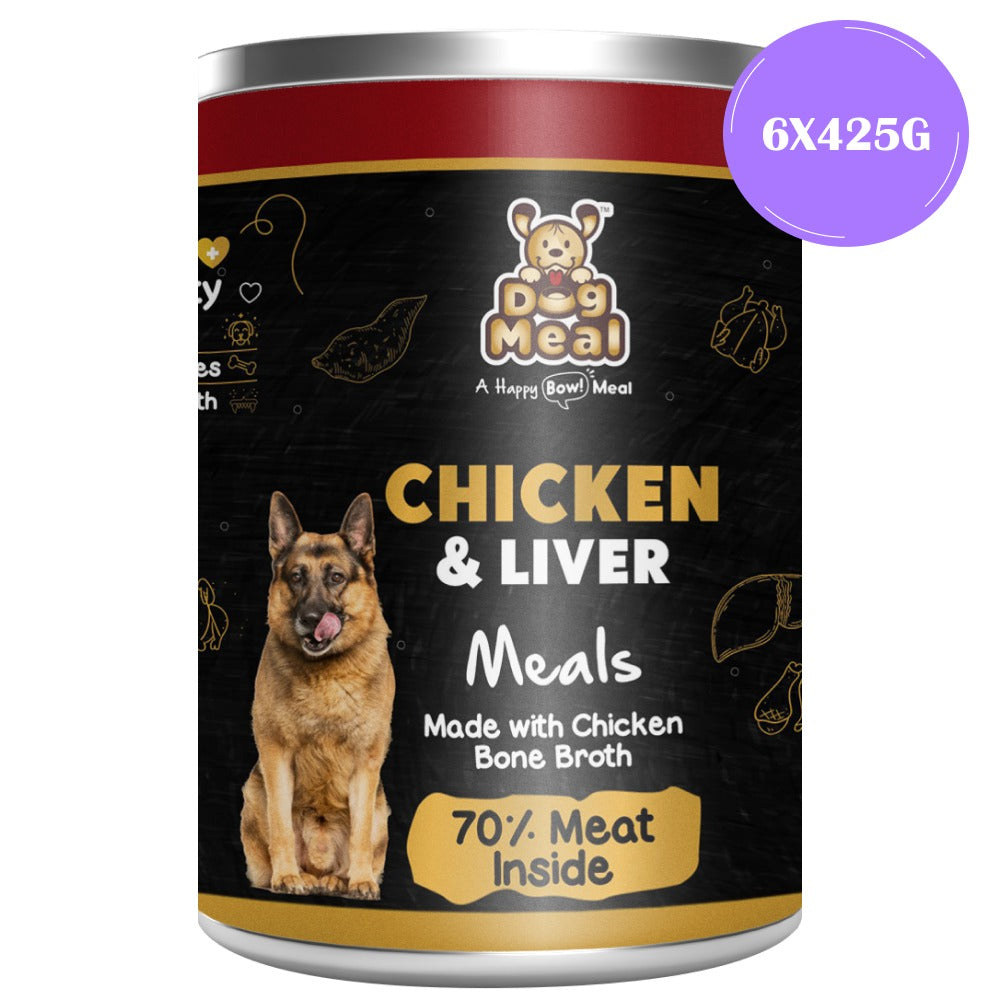 Dog Meal Chicken and Liver Meals Dog Wet Food