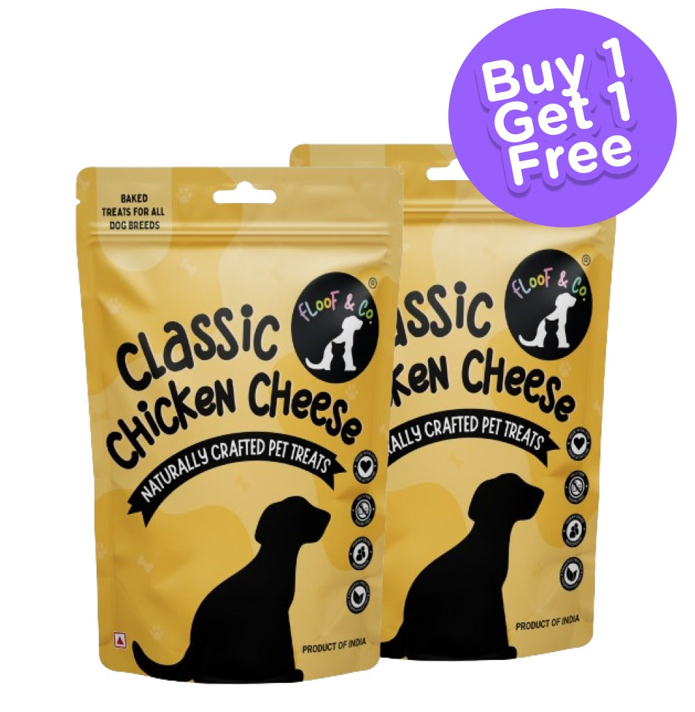 Floof & Co Classic Chicken Cheese Dog Treats (Buy 1 Get 1)