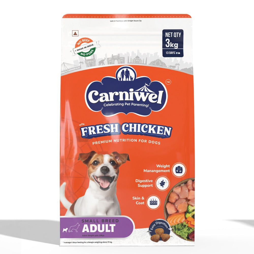 Carniwel Fresh Chicken Kibble Small Breed Adult Dog Dry Food