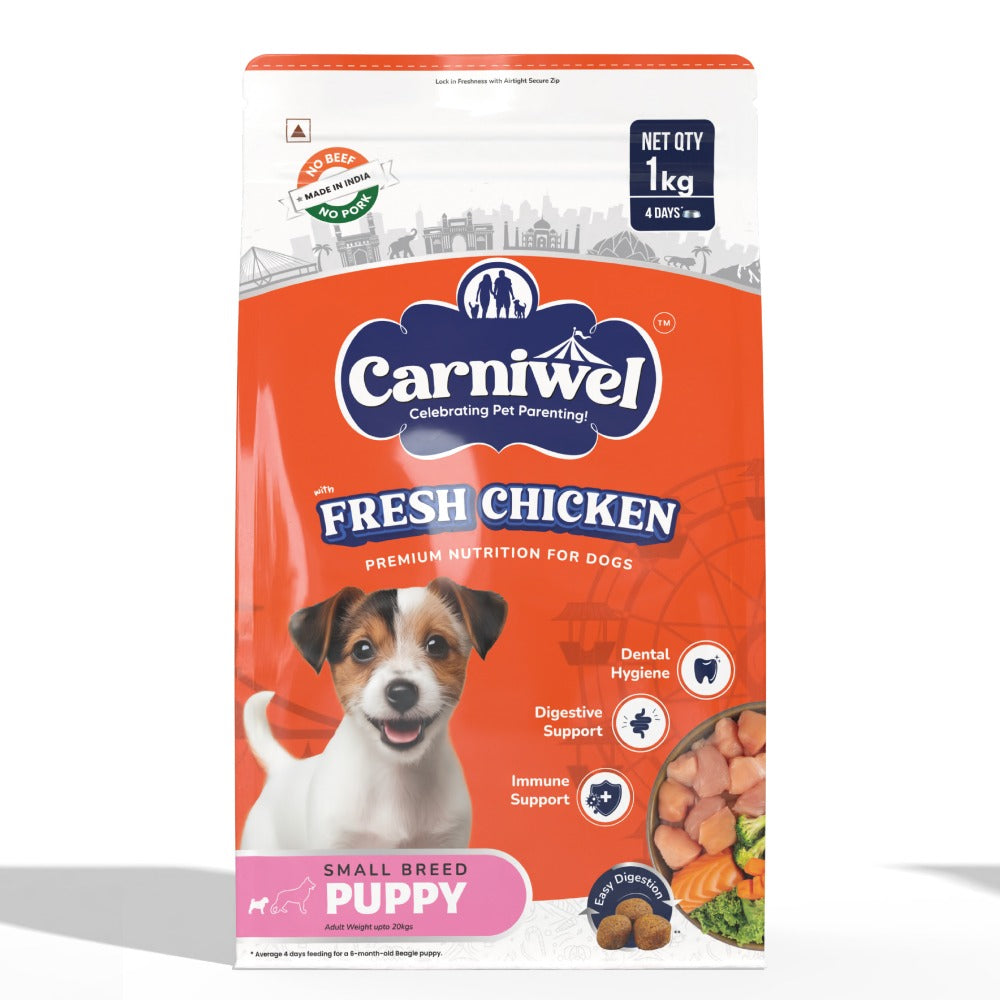 Carniwel Fresh Chicken Kibble Small Breed Puppy Dog Dry Food