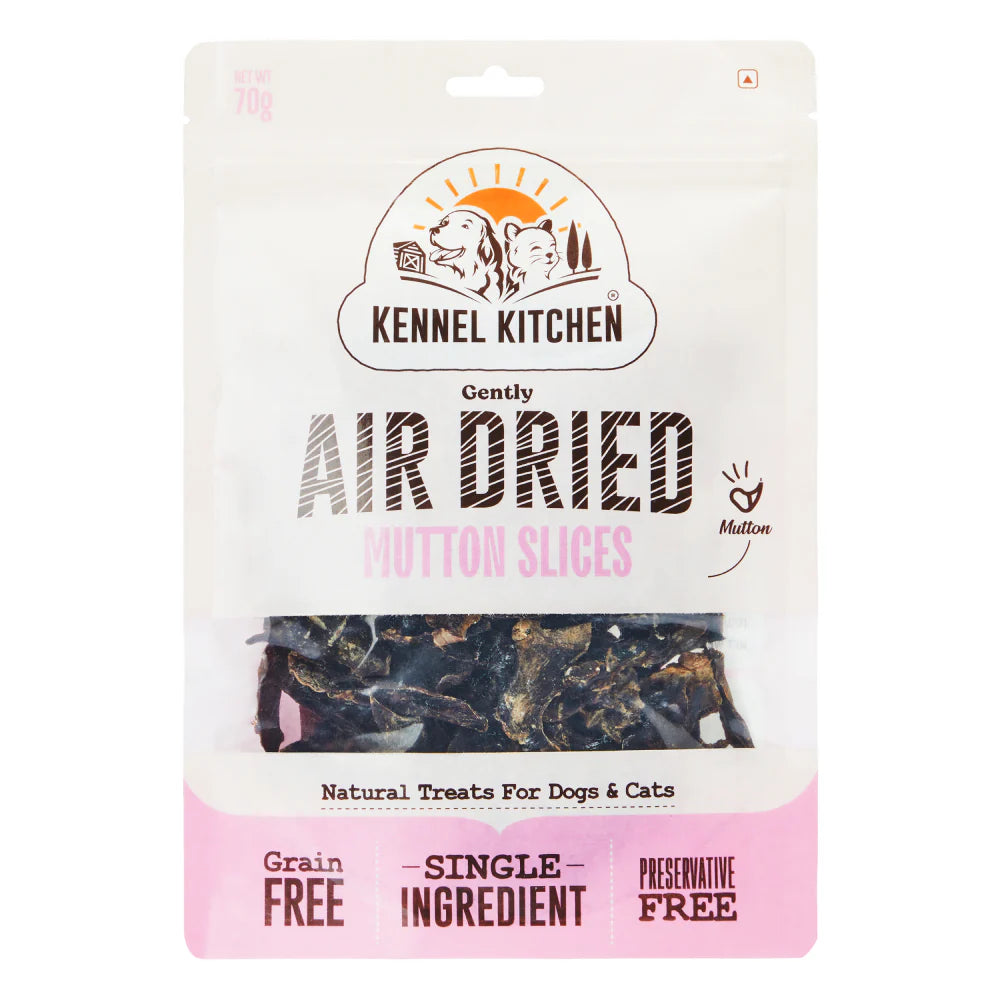 Kennel Kitchen Air Dried Mutton Jerky Dog and Cat Treats