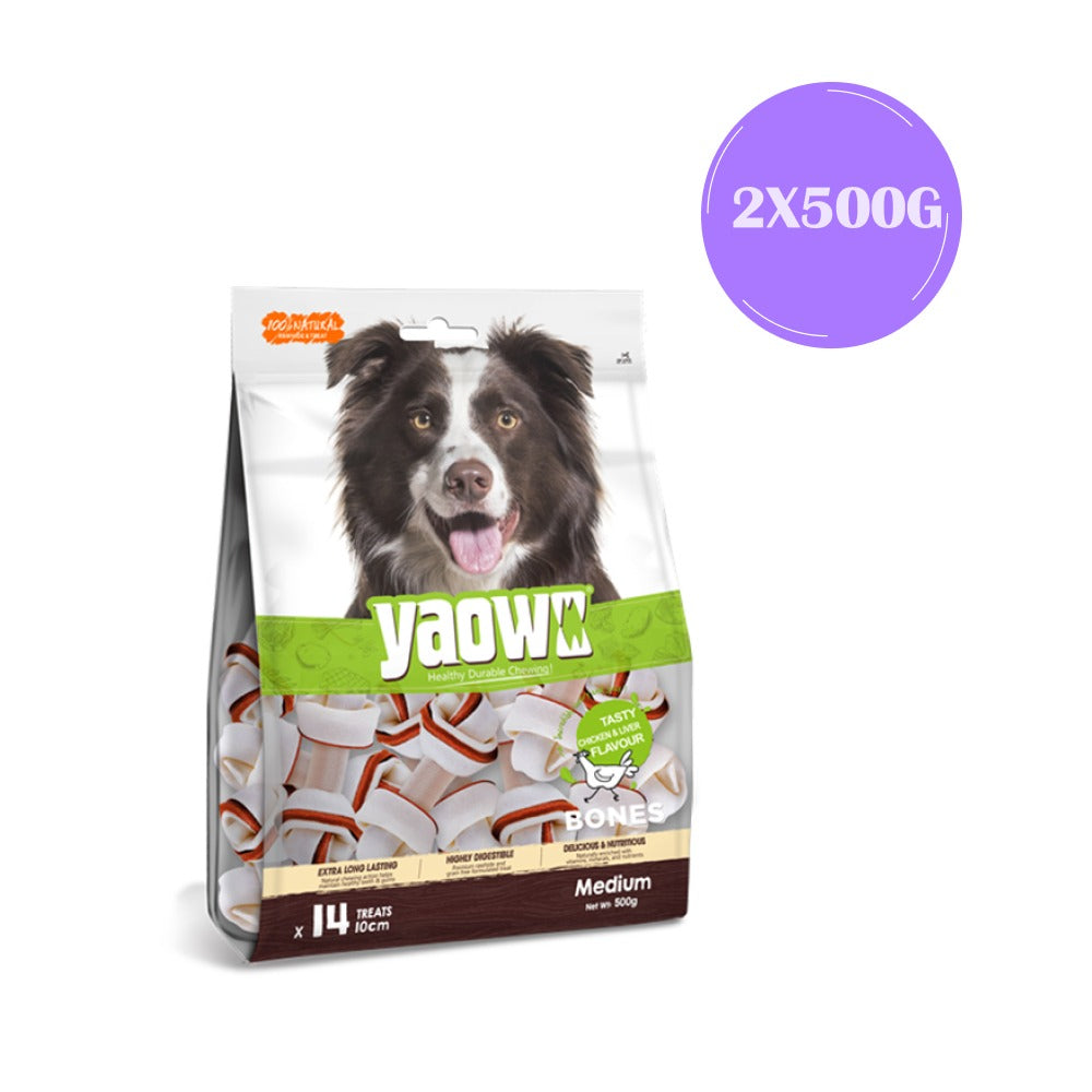 Gnawlers Yaowo Knotted Dog Treats (4 inch)