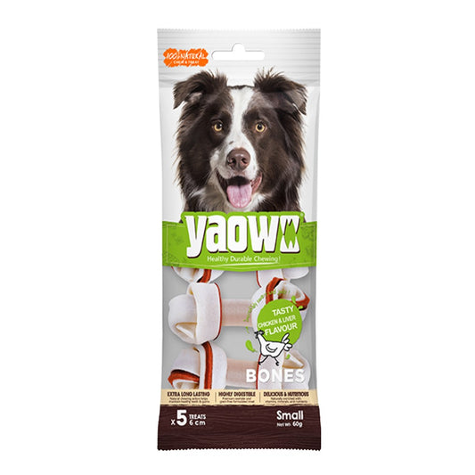 Gnawlers Yaowo Knotted Dog Treats (2.5 inch)