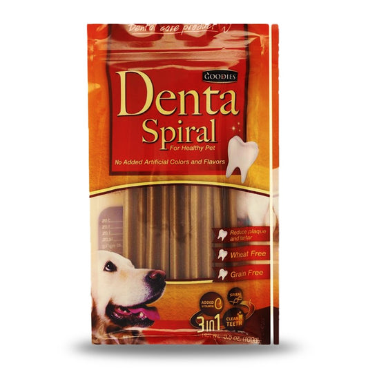 Goodies Denta Spiral Dog Treats (100g)