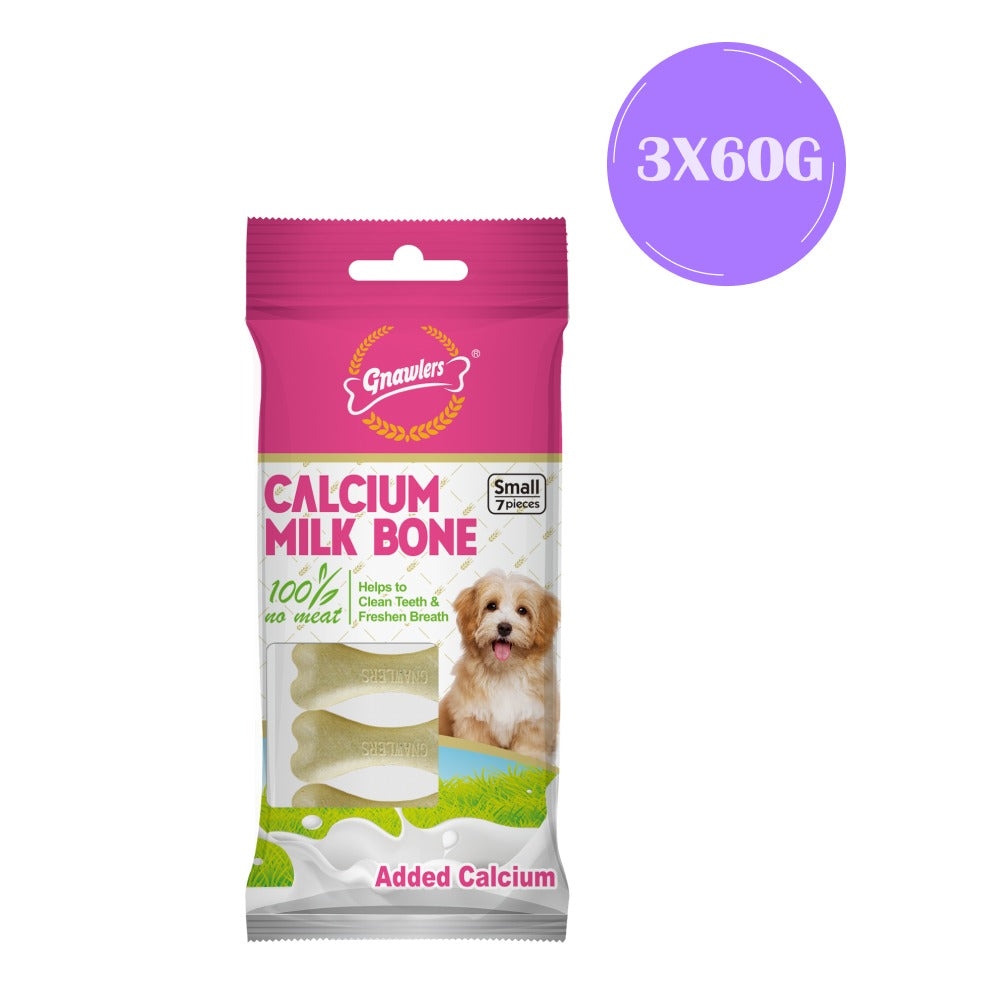 Gnawlers Calcium Milk Bone 7in1 Dog Treats