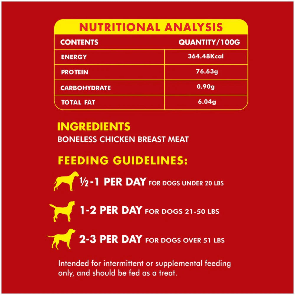 Pawsindia Organics Raw Bites Chicken Jerky Dog Treats