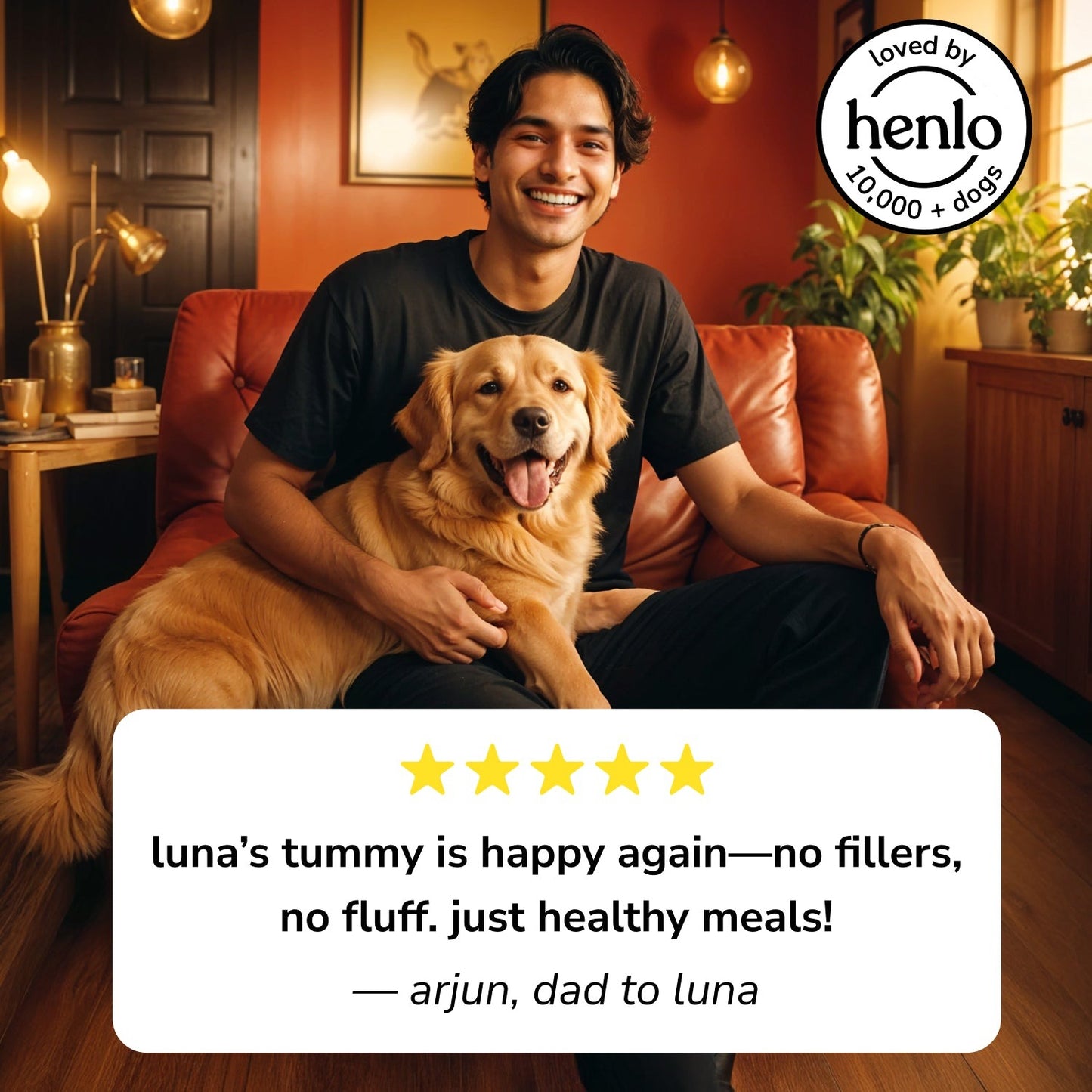 Henlo Chicken and Egg Baked Dry Food for Adult Dogs & Puppies | 100% Human Grade Ingredients