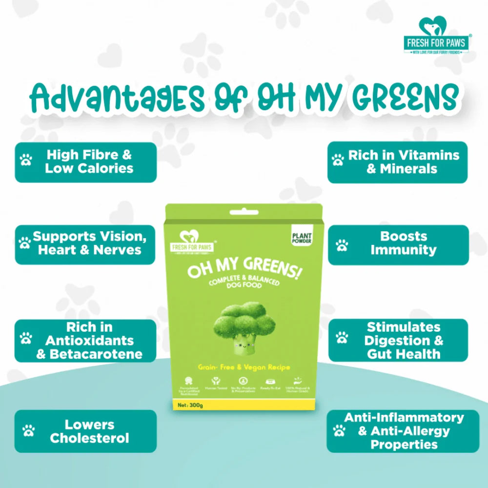 Fresh For Paws Oh My Greens Dog Wet Food (100g)