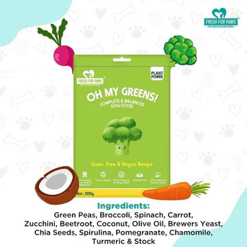 Fresh For Paws Oh My Greens Dog Wet Food (100g)