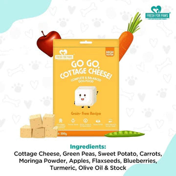 Fresh For Paws Go Go Cottage Cheese Dog Wet Food (300g)