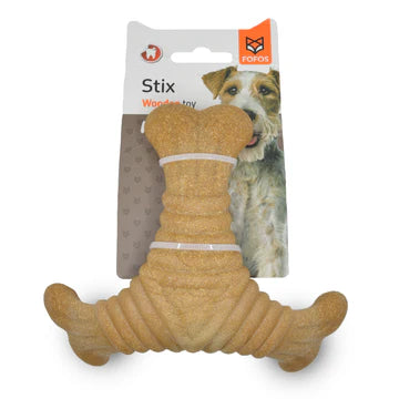 Fofos Woodplay Triangle Toys for Dogs (Brown)