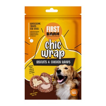 First Bark Biscuits & Chicken Wrap Dog Treats