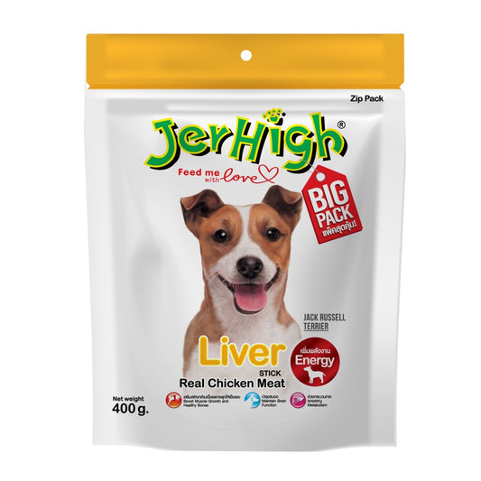 JerHigh Chicken with Liver Stick Dog Treats