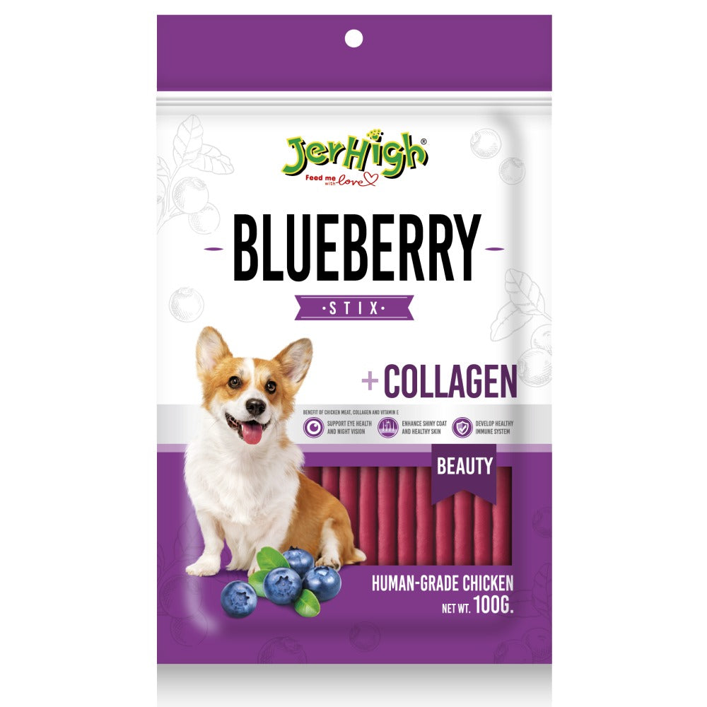 JerHigh Blueberry Stix Dog Treats