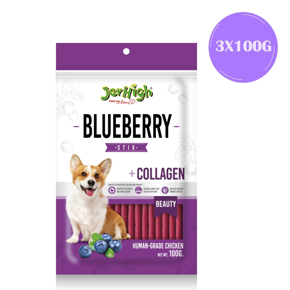 JerHigh Blueberry Stix Dog Treats