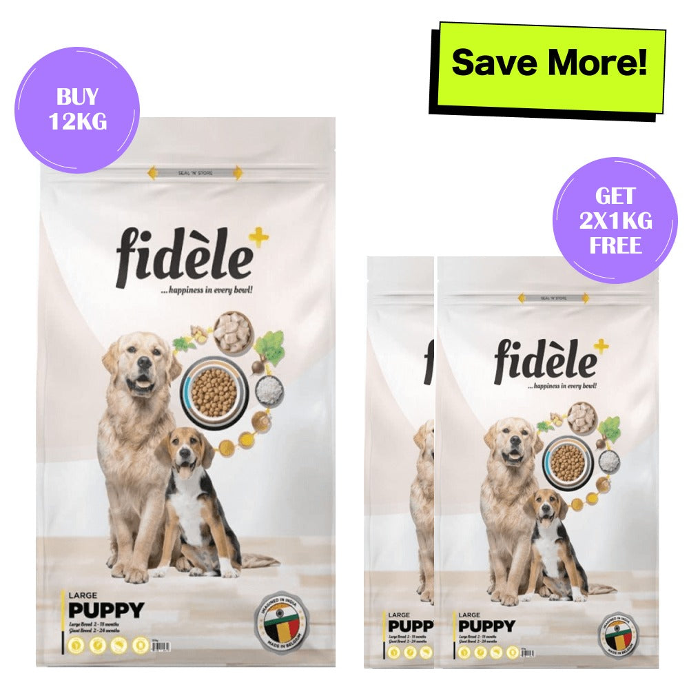 Fidele Plus Large Puppy Dry Food