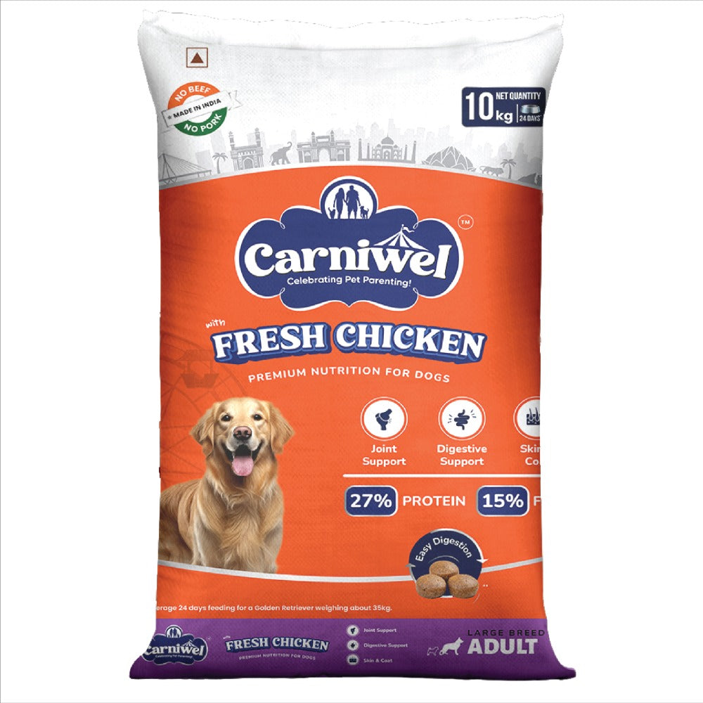 Carniwel Fresh Chicken Kibble Large Breed Adult Dog Dry Food