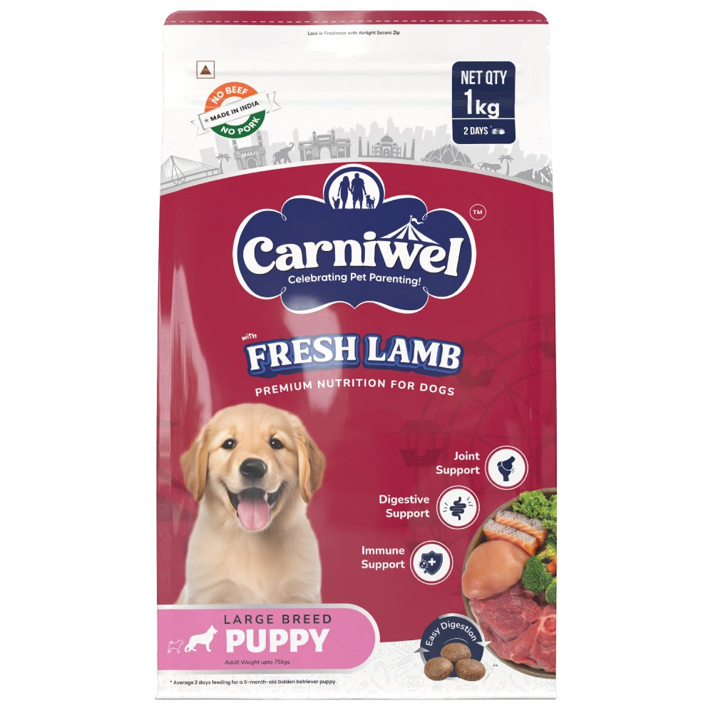 Carniwel Fresh Lamb Large Breed Puppy Dog Dry Food