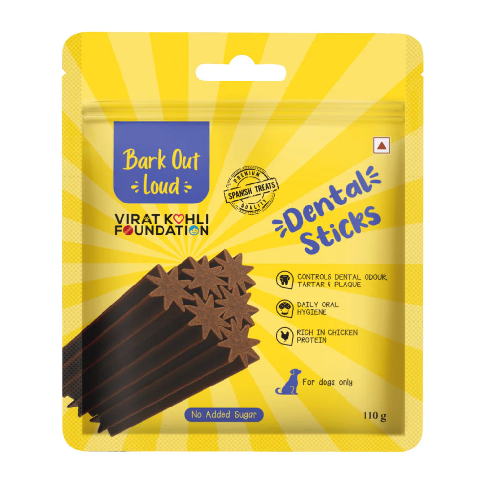 Bark Out Loud by Vivaldis Dental Sticks Dog Treats