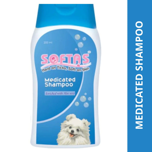 Intas Softas Tick & Flea Shampoo for Dogs and Cats