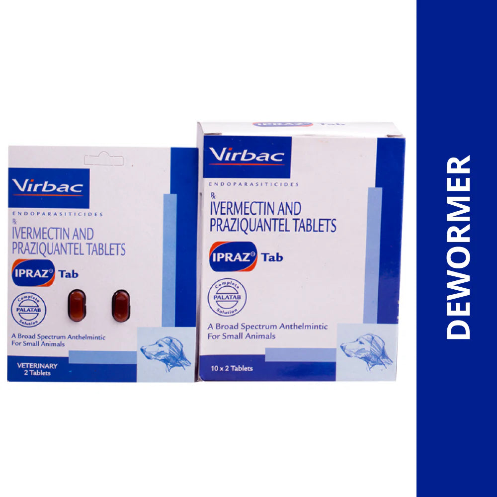 Virbac Ipraz Dewormer Tablets for Dogs