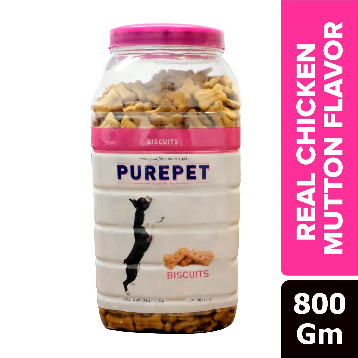 Purepet Mutton Flavour Real Chicken Biscuit Dog Treats