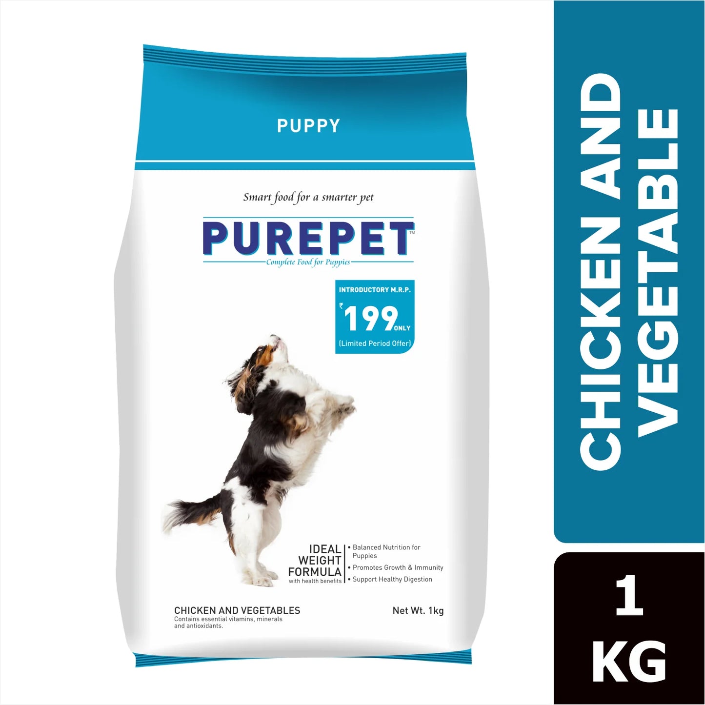 Purepet Chicken & Vegetable Puppy Dog Dry Food