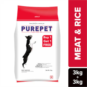 Purepet Meat and Rice Adult Dog Dry Food