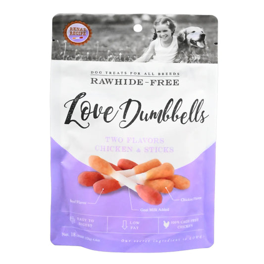 Rena Love Dumbbell Treats for Dogs