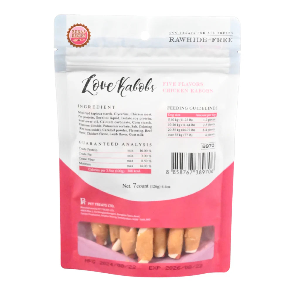 Rena Love Kabobs Dog Treats