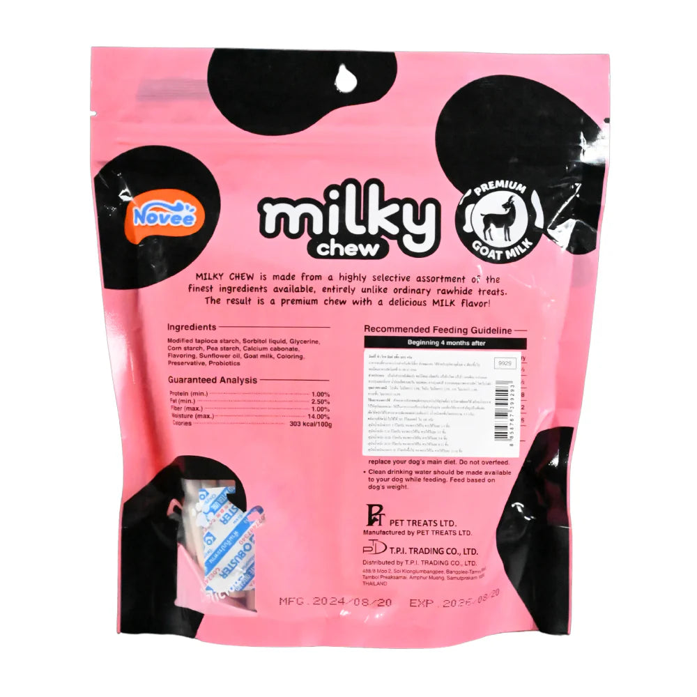 Novee Milky Chew Goat Milk Stick Treats for Dogs