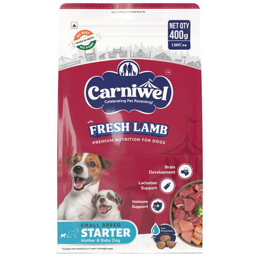 Carniwel Fresh Lamb Starter For Small Breed Mother & Baby Dog Dry Food