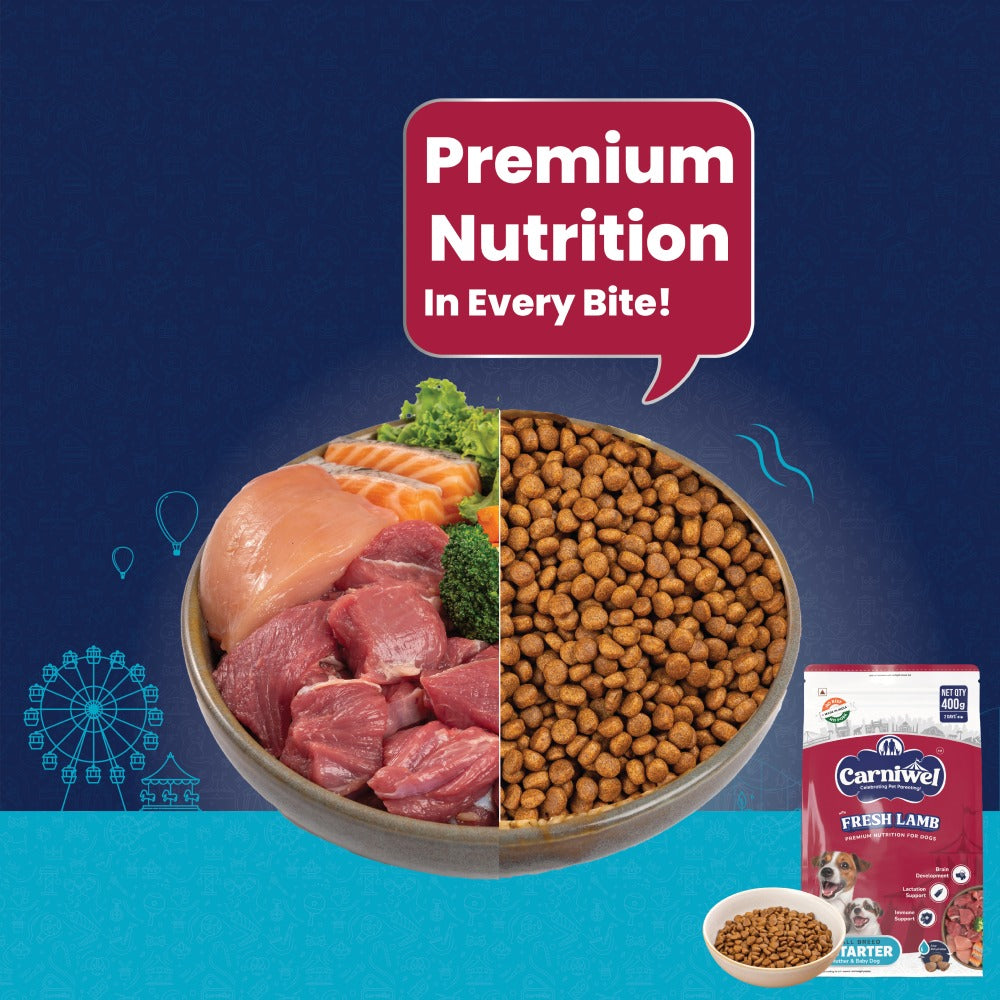 Carniwel Fresh Lamb Starter For Small Breed Mother & Baby Dog Dry Food