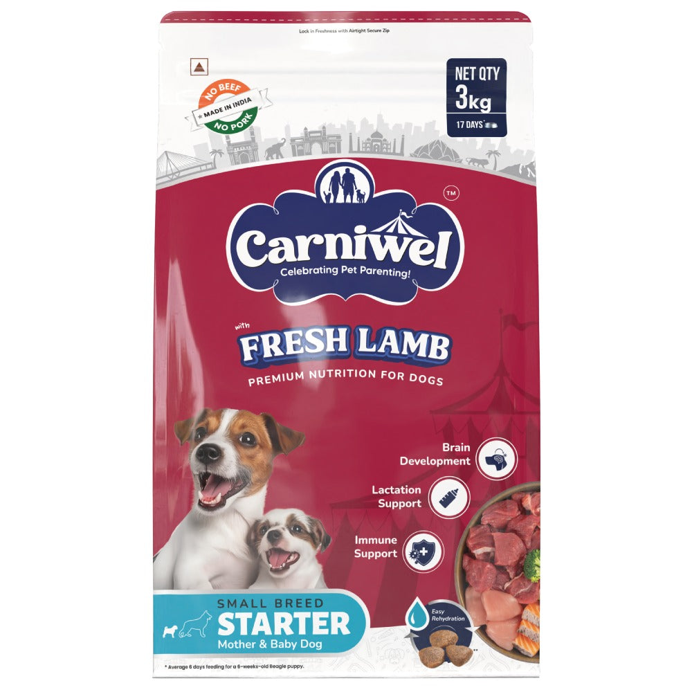 Carniwel Fresh Lamb Starter For Small Breed Mother & Baby Dog Dry Food