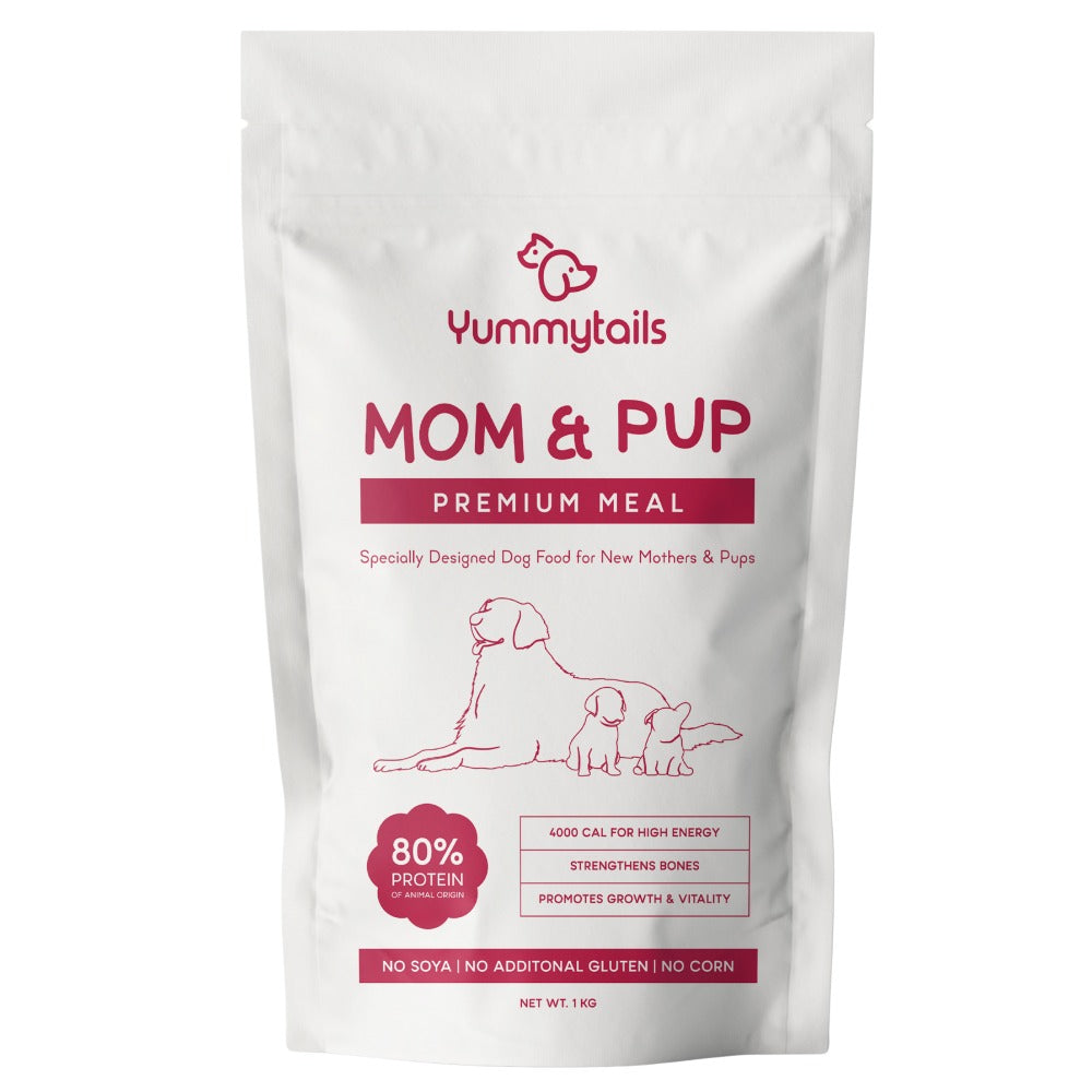 Yummytails Super Premium Mother and Puppy Dry Food | Chicken & Fish Flavor | Corn and Soya Free Formula