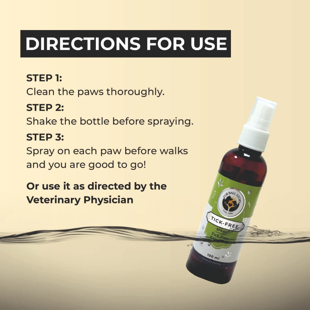 FurBall Story Tick & Flea Spray for Dogs