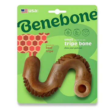 Benebone Tripe Bone Chew Toy for Aggressive Chewers Dogs