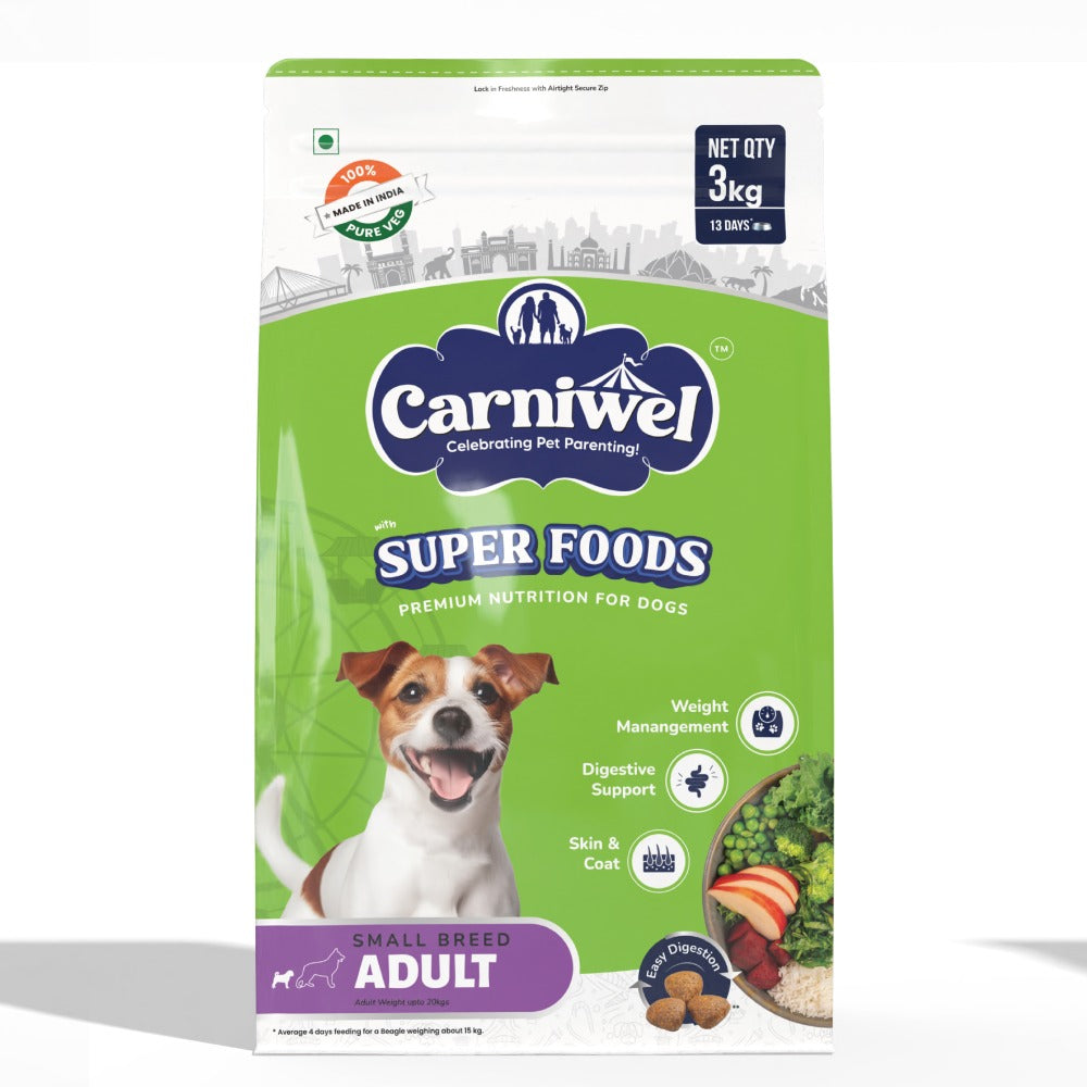 Carniwel Superfoods Veg Kibble Small Breed Adult Dog Dry Food