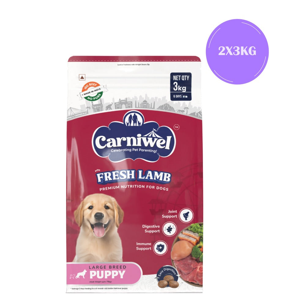 Carniwel Fresh Lamb Large Breed Puppy Dog Dry Food