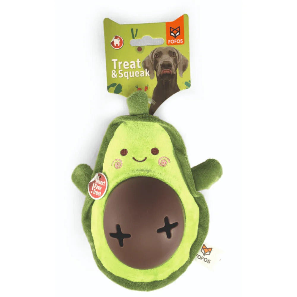 Pedigree Dentastix Oral Care for Adult (Medium Breed of 10 to 25 kg) Treats, Fofos Avocado Treat Toy and Drools Non Toxic Rubber Stud Spike Hard Ball Chew Teething Toy for Dogs Combo