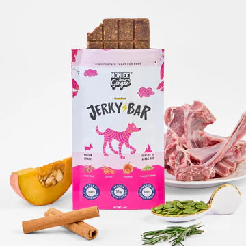 Homiee & Ginger Air Dried Grain Free Chicken and Mutton Jerky Bar Dog Treats Combo