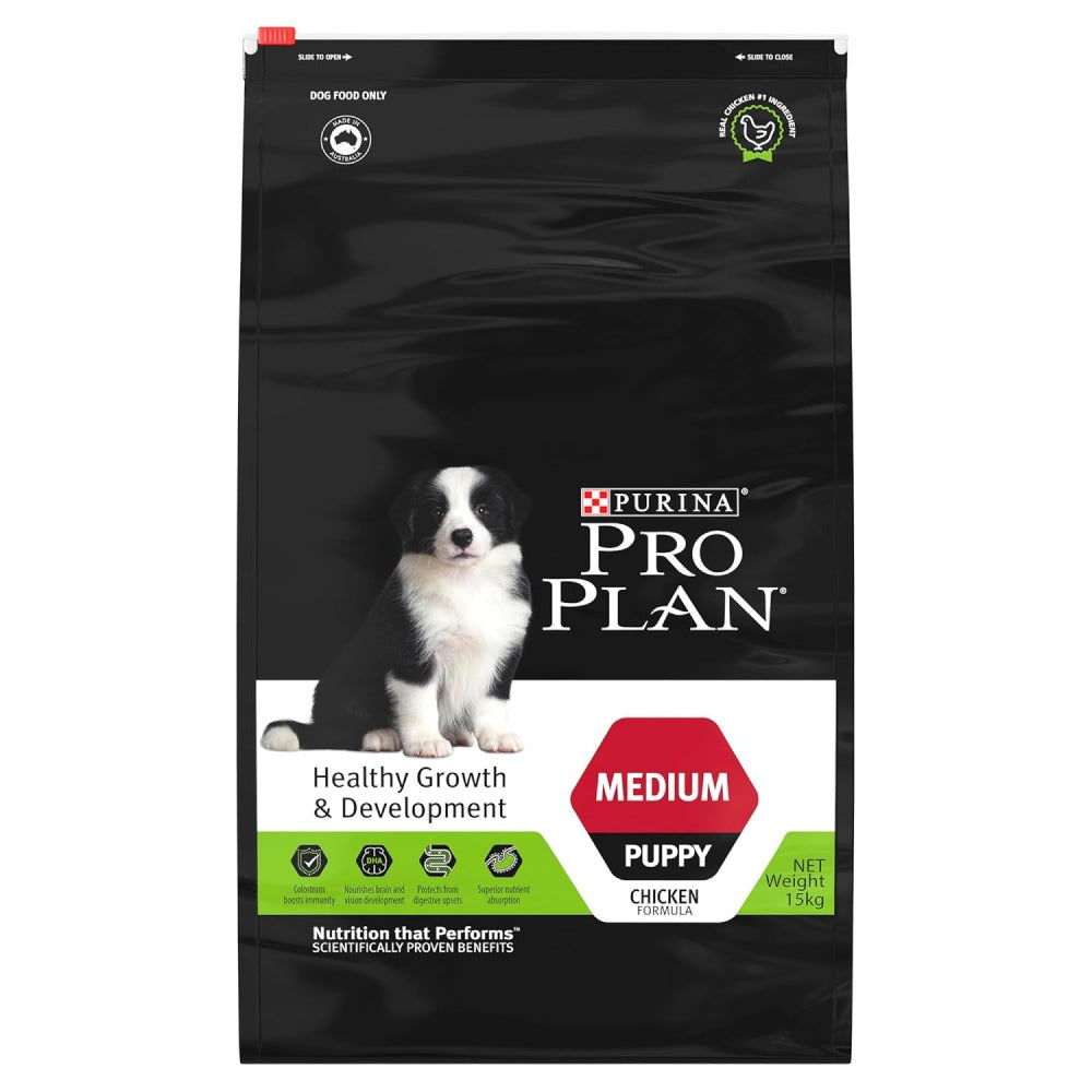 Pro Plan Chicken Medium Breed Puppy Dog Dry Food (New Improved Formula)