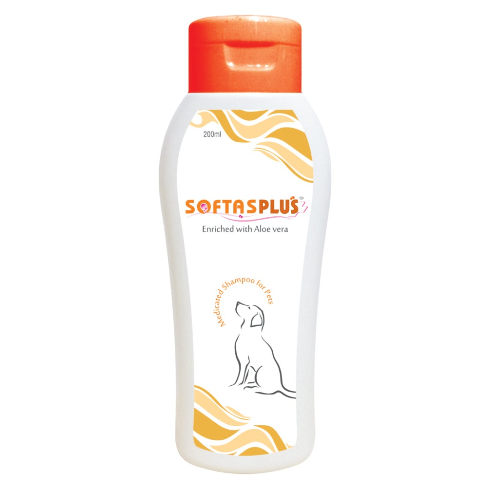 Intas Softas Plus Tick & Flea Shampoo for Dogs and Cats