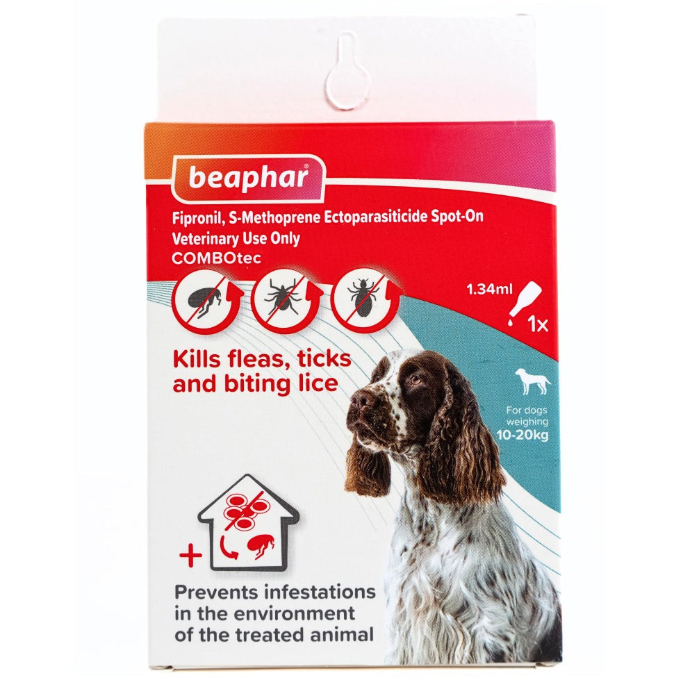 Beaphar Flea & Tick Spot On Combotec for Dogs